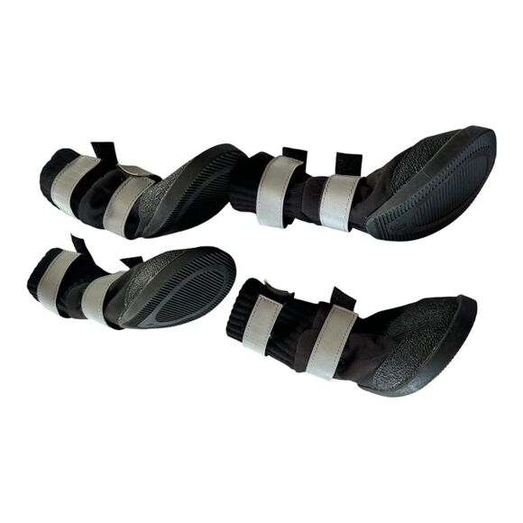 Youly Trailblazer All Weather Pet Boots Size XL Black & Gray Hook & Loop Closure - Picture 12 of 16
